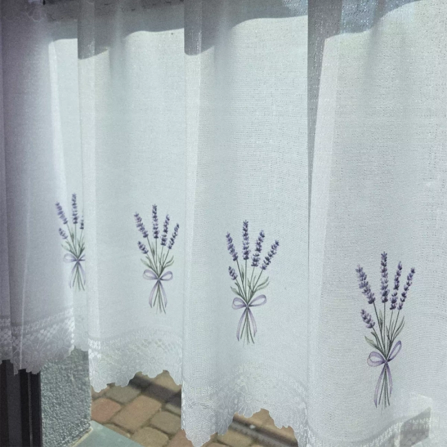 zazdrostka do kuchni LAWENDA - elegancka zazdrostka do kuchni - z obszyciem boków